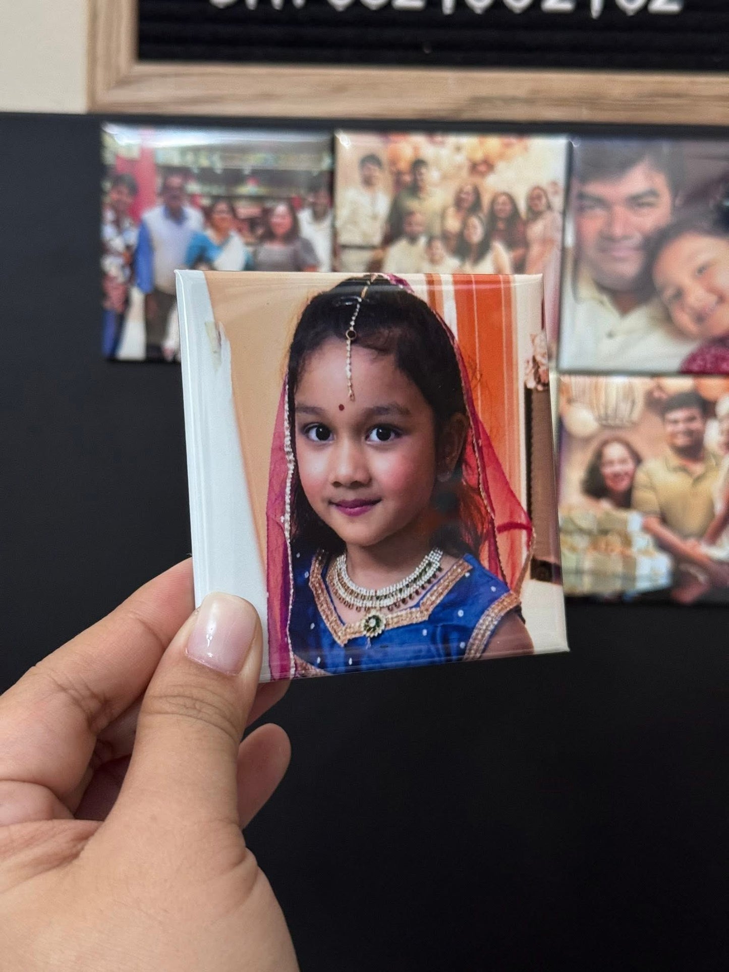 CUSTOM PHOTO MAGNETS 6PCS