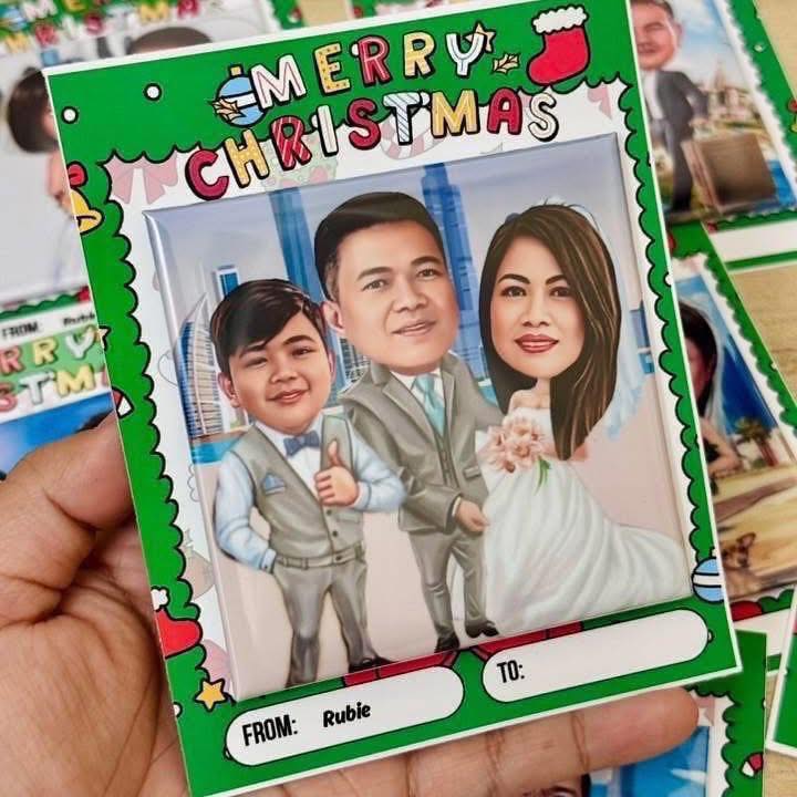 CUSTOM PHOTO MAGNETS 6PCS