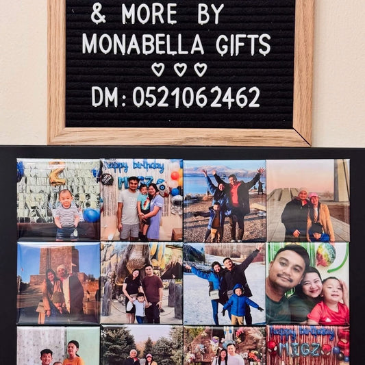 CUSTOM PHOTO MAGNETS 12PCS
