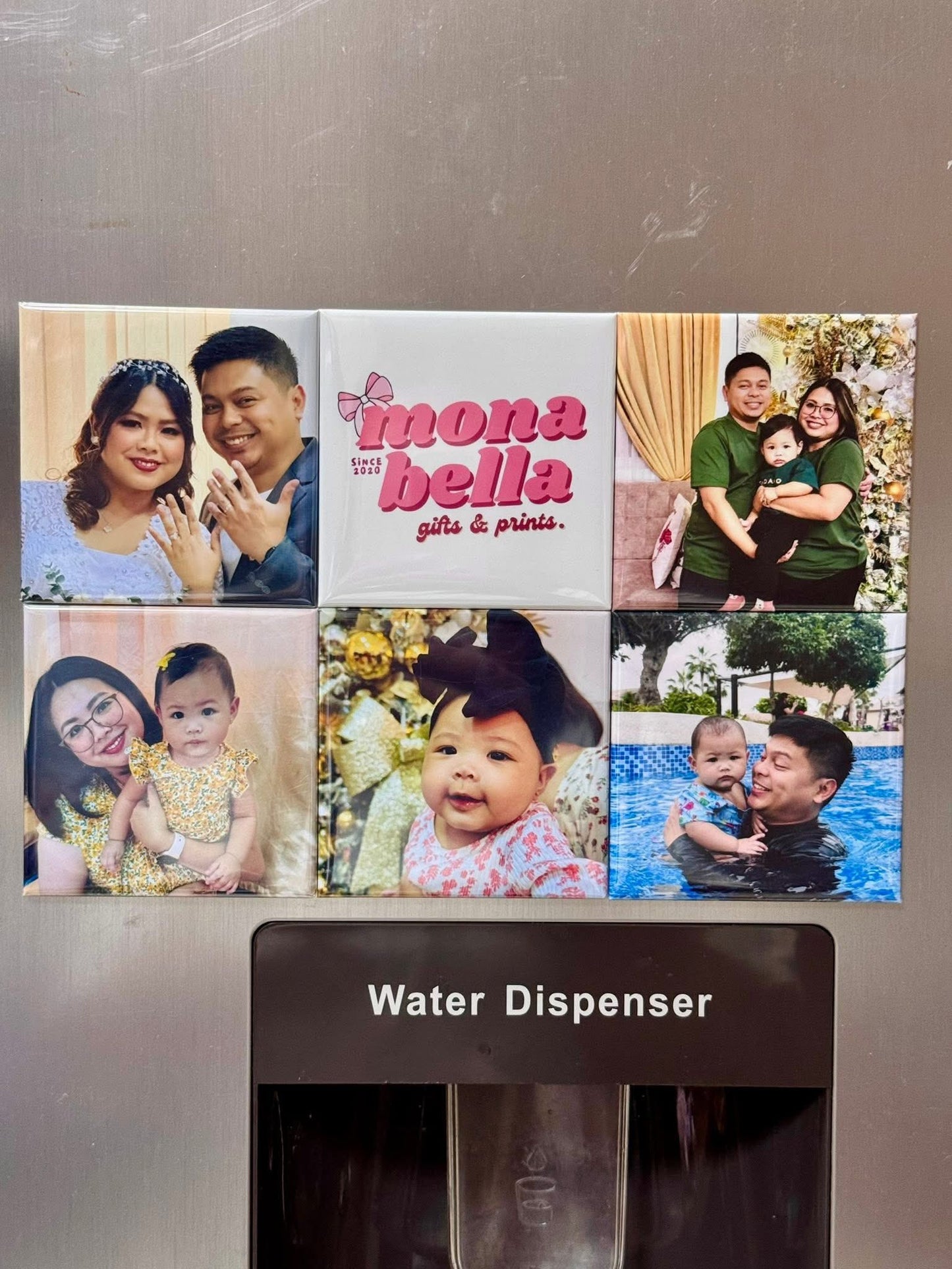 CUSTOM PHOTO MAGNETS 6PCS